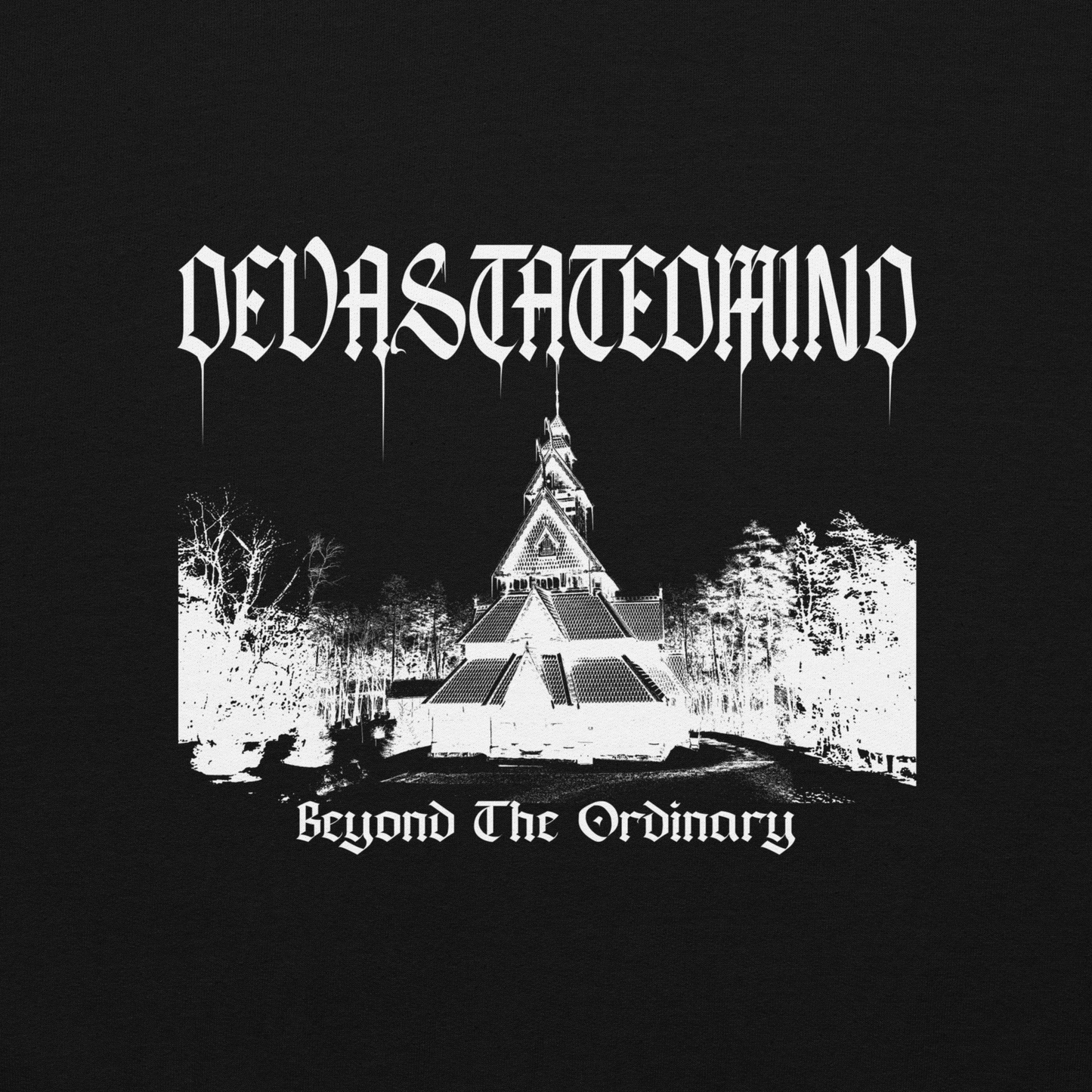 BEYOND THE ORDINARY T-SHIRT (Black)