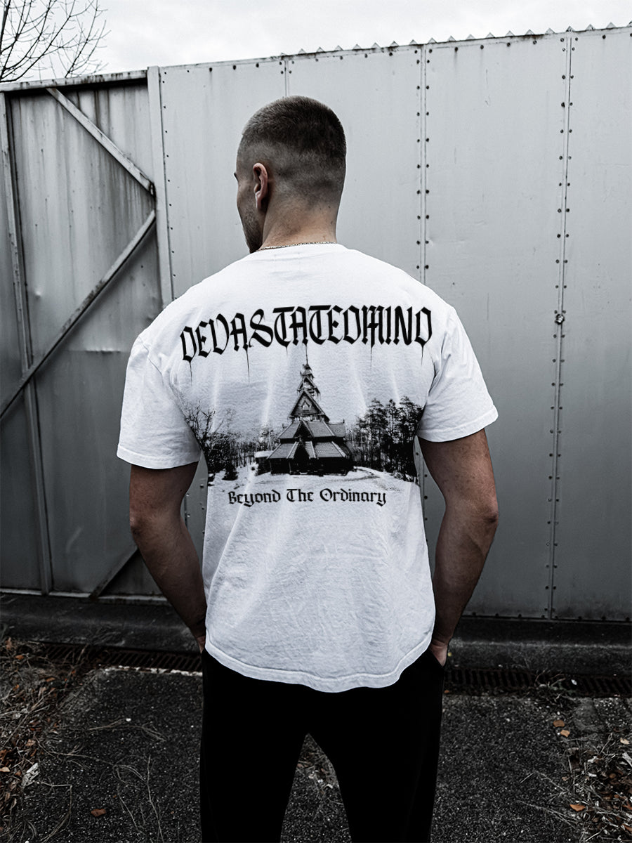 BEYOND THE ORDINARY T-SHIRT (white)