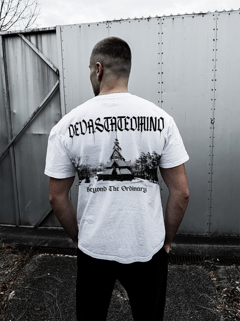 BEYOND THE ORDINARY T-SHIRT (white)