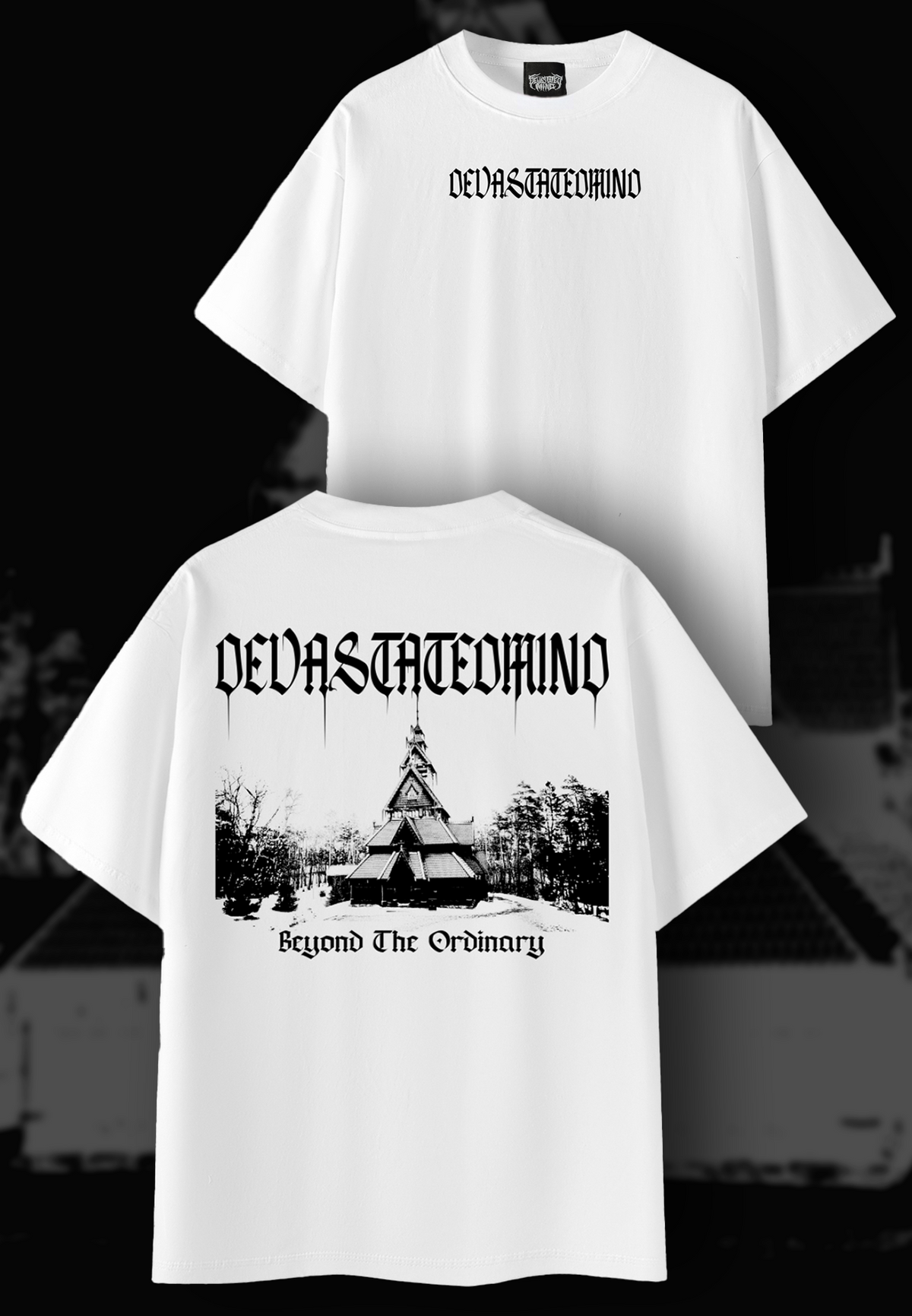 BEYOND THE ORDINARY T-SHIRT (white)