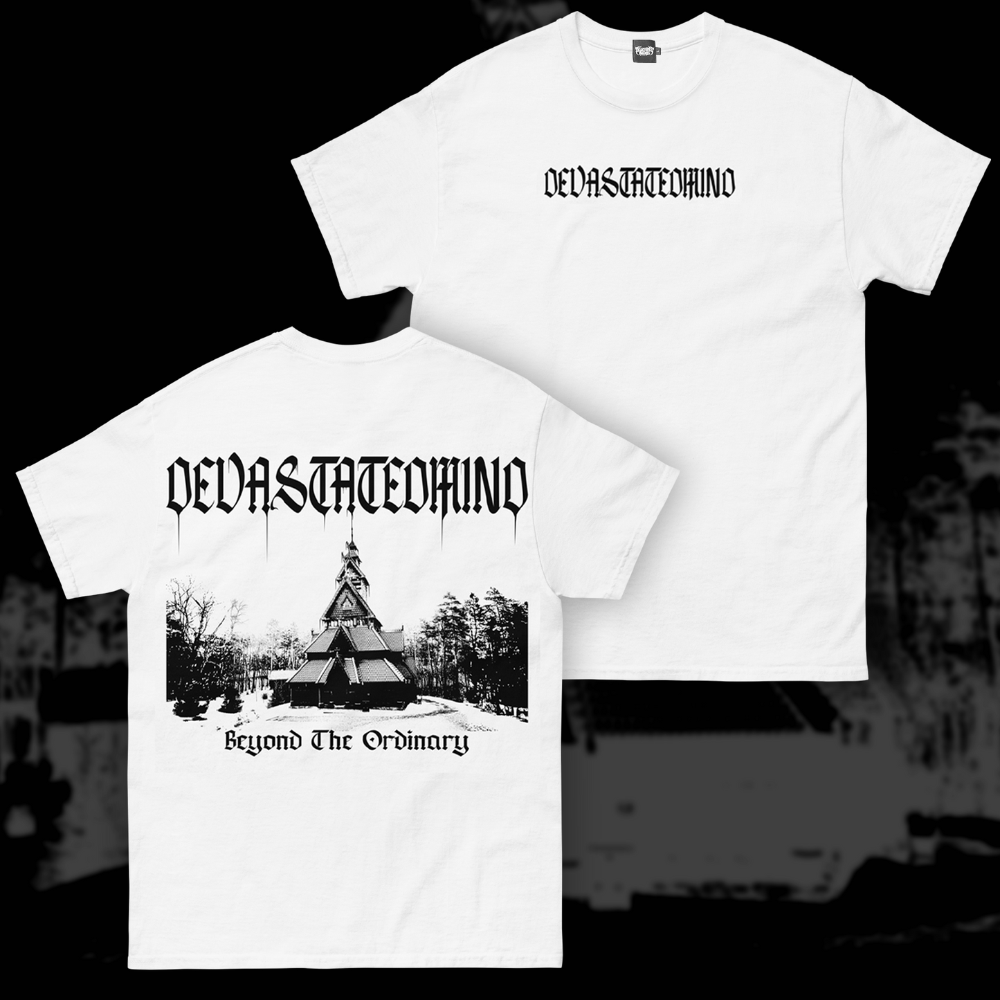 BEYOND THE ORDINARY T-SHIRT (white)
