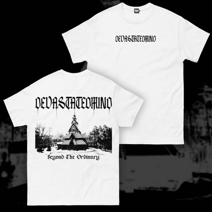 BEYOND THE ORDINARY T-SHIRT (white)