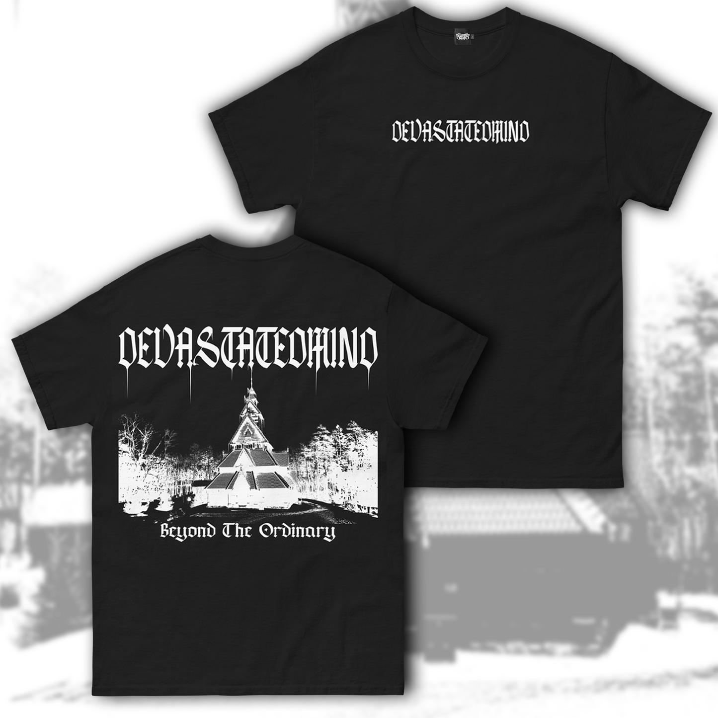 BEYOND THE ORDINARY T-SHIRT (Black)