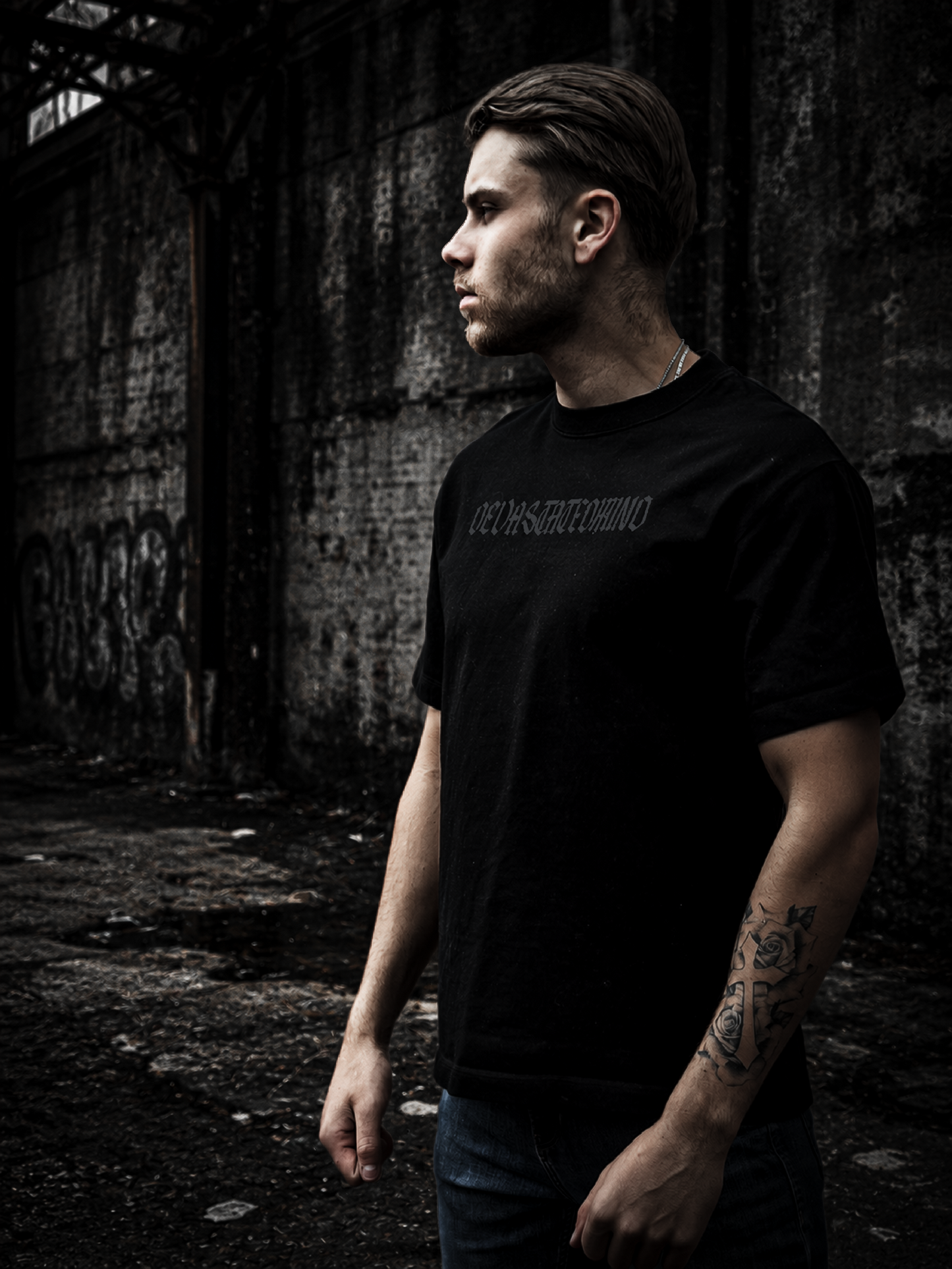 BEYOND THE ORDINARY T-SHIRT (Black)
